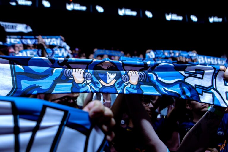 Personalisierte Esport-Schals für Le Blue Wall und die Fans von Karmine Corp