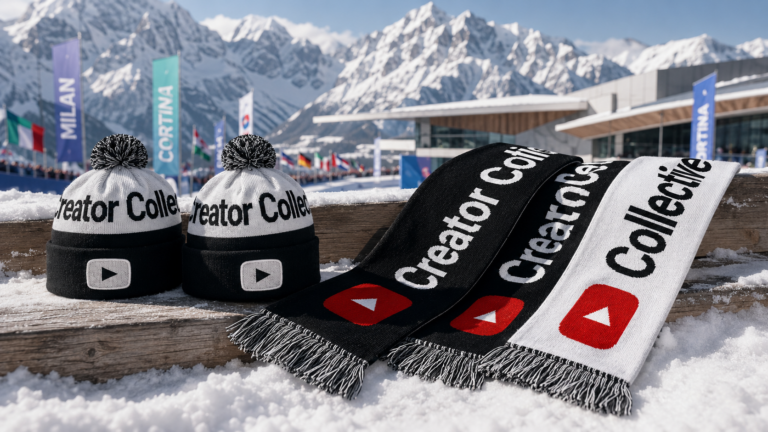 We Are Innovision: Personalisierte Fußballschals und Mützen für Creator-Sportprojekte